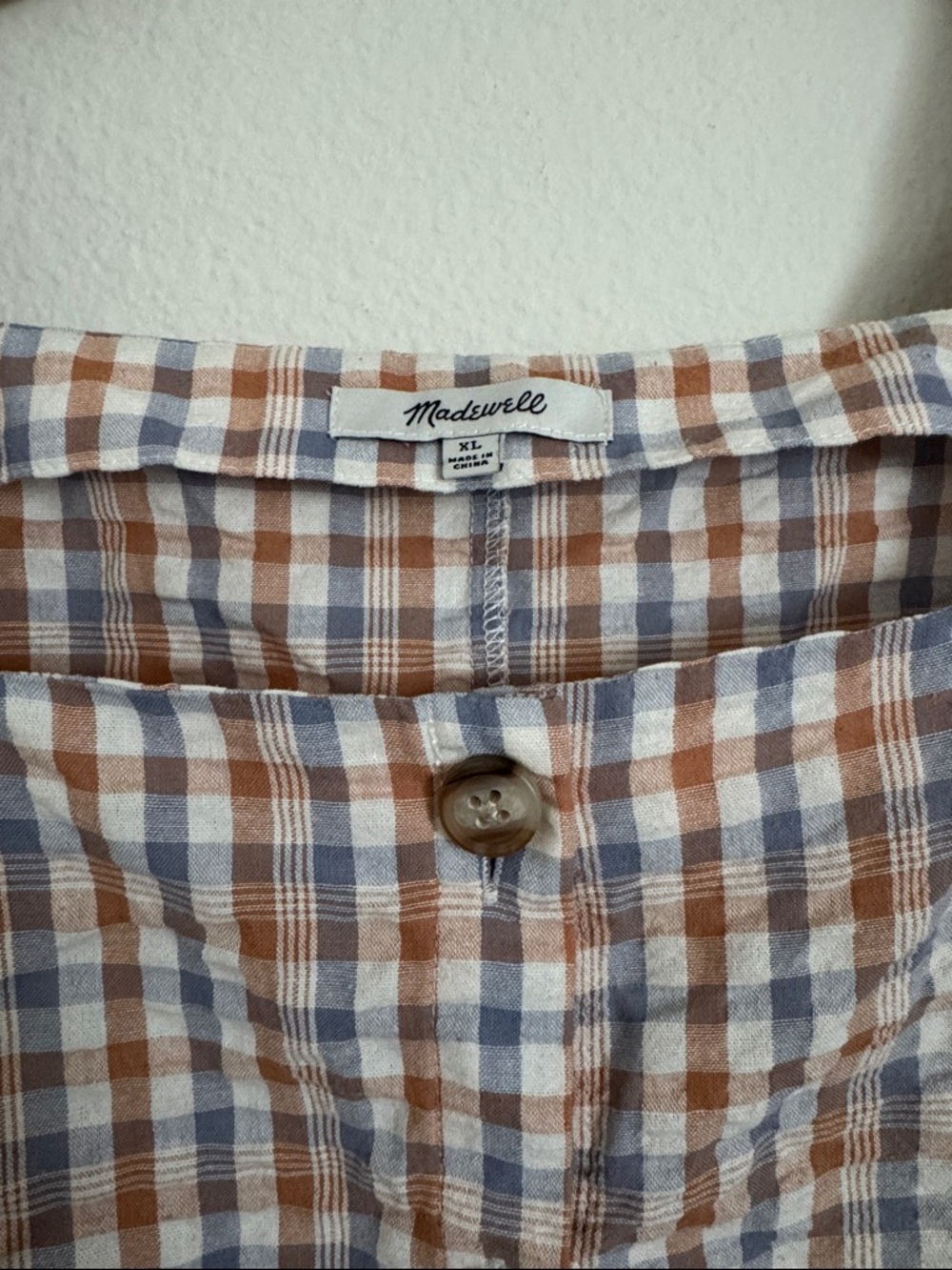 Madewell Gingham Ruffle Tank - Picture 4 of 5